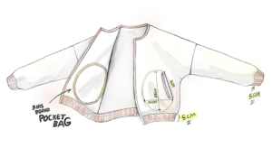 experimental pocket - cozy coat bomber hack